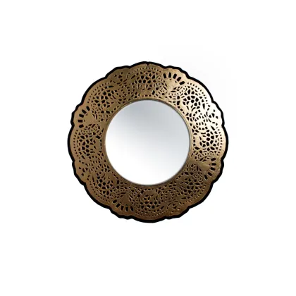 Picture Crochet mirror - high gloss finish - Malabar