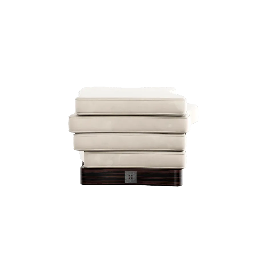 obrazek 1 Stylowy designerski stołek w kształcie warstw