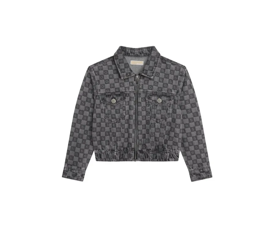 obrazek 1 MICHAEL KORS KIDS Kurtka jeansowa R16119 S Szary Regular Fit