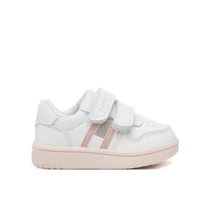 Zdjęcie Tommy Hilfiger Sneakersy Flag Low Cut Velcro Sneaker T1A9-33730-1439 M Biały