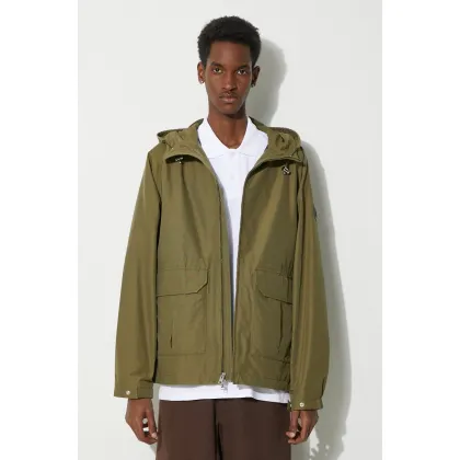 Zdjęcie Woolrich kurtka Cruiser Hooded Jacket męska kolor zielony przejściowa CFWOOU0884MRUT3662