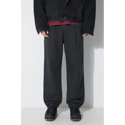 Zdjęcie Maharishi spodnie U.S. Chino Loose męskie kolor czarny w fasonie chinos 4604.BLACK
