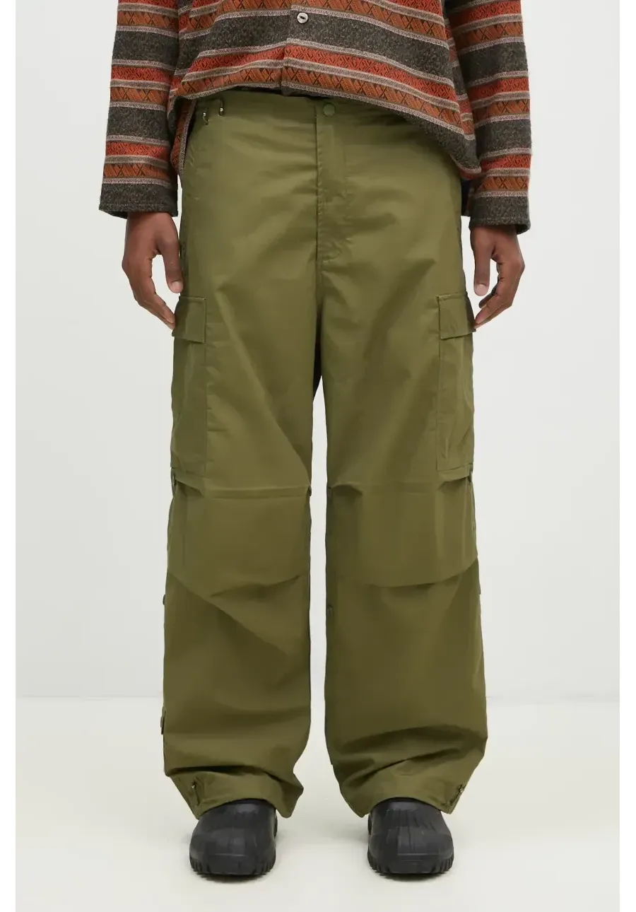 obrazek 1 Maharishi spodnie bawełniane Original Cargo Snopants Loose kolor zielony w fasonie cargo 5300.OLIVE