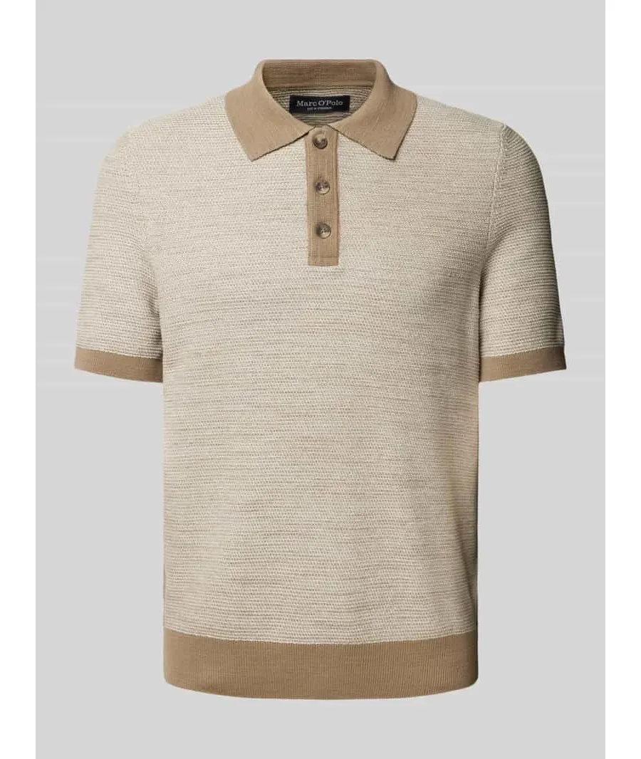 obrazek 1 Koszulka polo o kroju regular fit z prążkowanymi wykończeniami