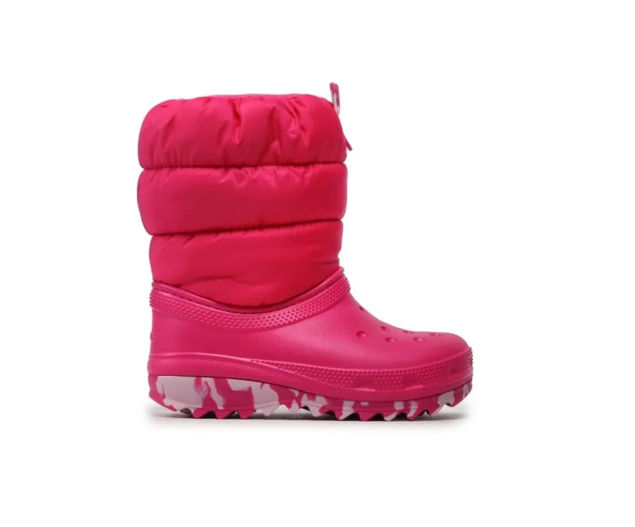 obrazek 1 Crocs Śniegowce Classic Neo Puff Boot K 207684 Różowy