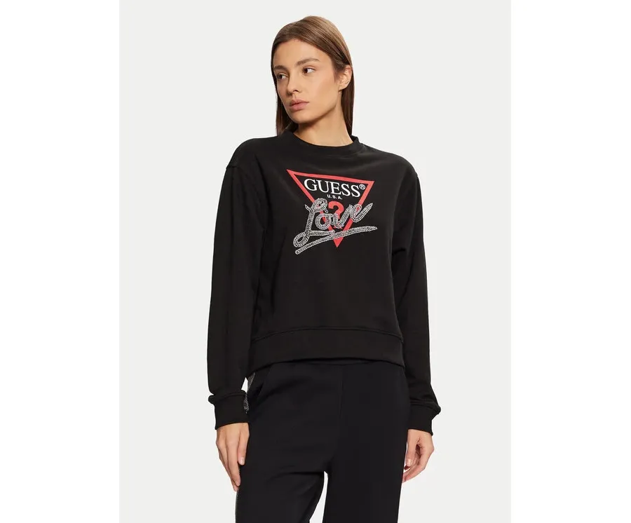 obrazek 1 Guess Bluza W5RQ04 KB683 Czarny Regular Fit