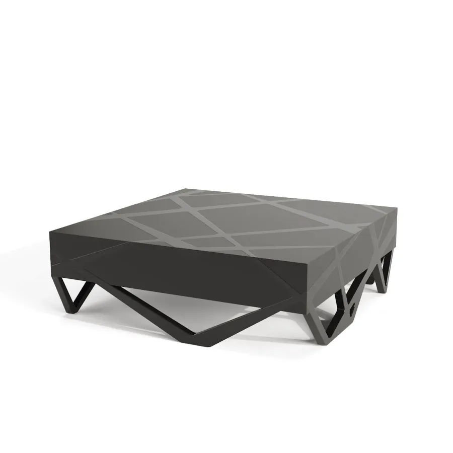 obrazek 2 Designerski czarny stolik kawowy do salonu