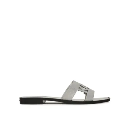 Zdjęcie KARL LAGERFELD Klapki Skoot II KL80402 Srebrny