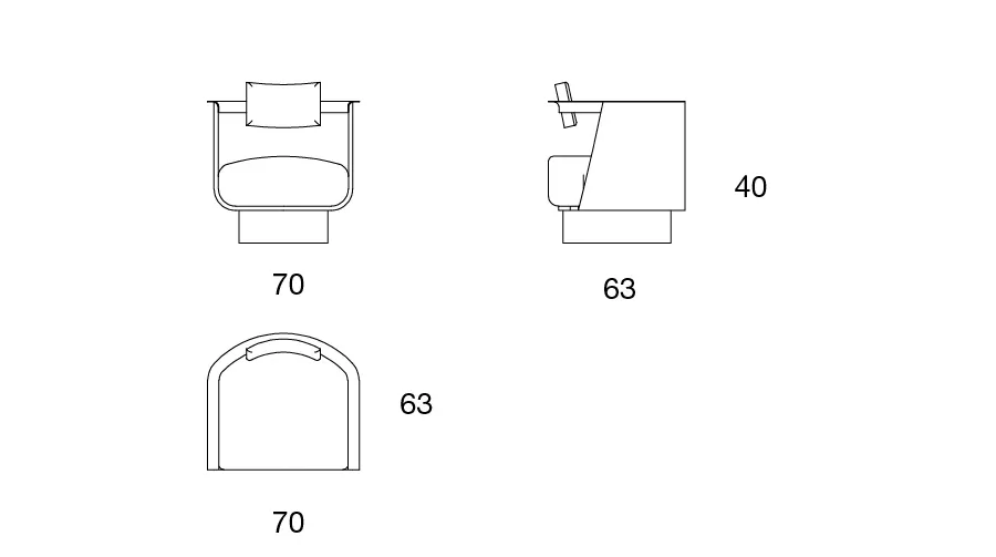 obrazek 6 Urokliwy fotel do salonu w stylu minimalistycznym