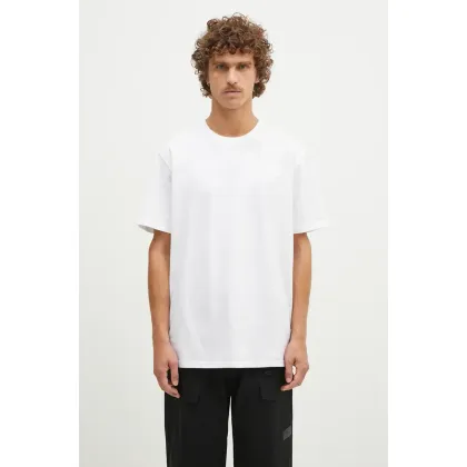 Zdjęcie 1017 ALYX 9SM t-shirt bawełniany Regular Fit Crewneck Tee męski kolor biały z aplikacją AAMTS0484FA01