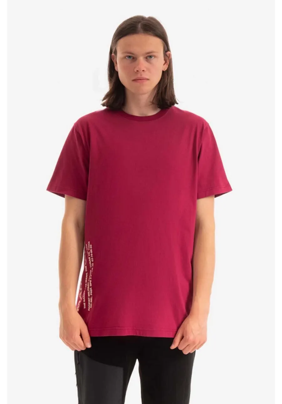 obrazek 1 Maharishi t-shirt bawełniany kolor fioletowy z nadrukiem 9752.PLUM-PLUM