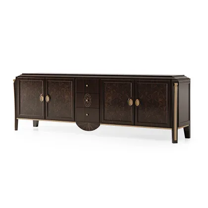 Picture Italian 4 door 3 drawer sideboard for luxury interiors - Bianchini