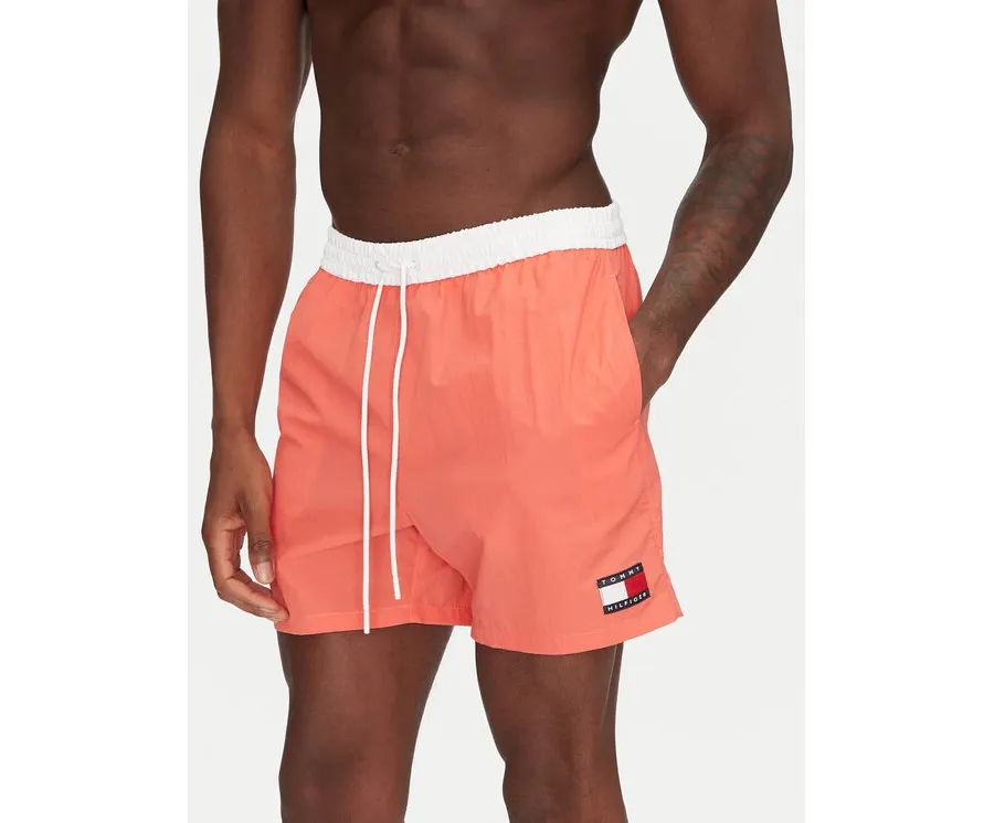 obrazek 1 Tommy Hilfiger Szorty kąpielowe UM0UM03455 Różowy Slim Fit