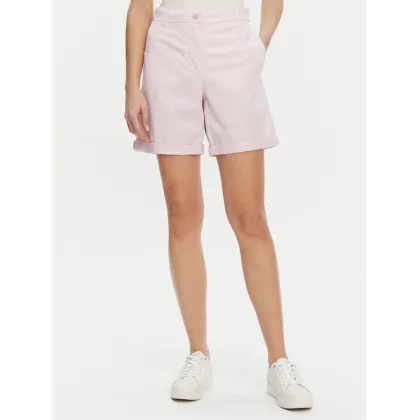 Zdjęcie Tommy Hilfiger Szorty materiałowe WW0WW42457 Różowy Regular Fit