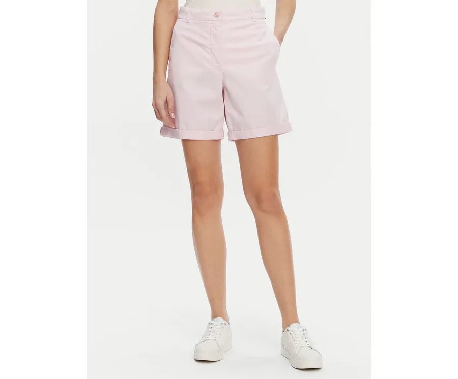 obrazek 1 Tommy Hilfiger Szorty materiałowe WW0WW42457 Różowy Regular Fit