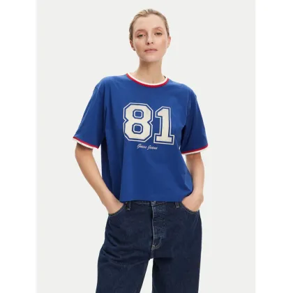 Zdjęcie Guess Jeans T-Shirt W5YI19 K8HM0 Niebieski Regular Fit
