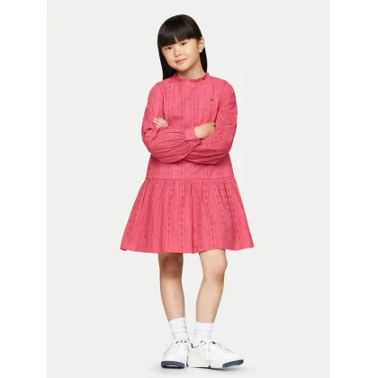 Zdjęcie Tommy Hilfiger Sukienka codzienna KG0KG08216 D Różowy Regular Fit