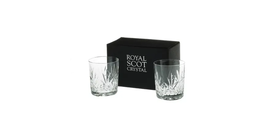 picture 1 Royal Scot Crystal Whisky Tumblers Highland 2 p.