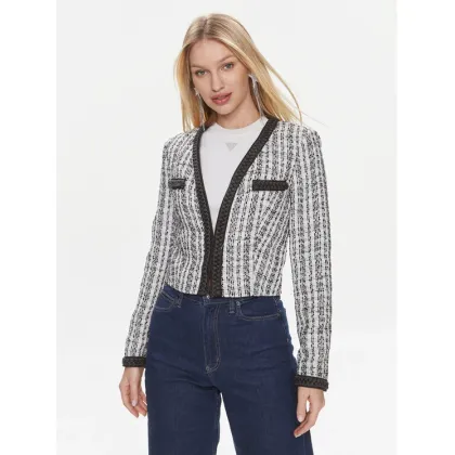 Zdjęcie Guess Marynarka Tosca Braid Boucle J W4RN38 WFWV2 Czarny Regular Fit