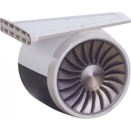 Zdjęcie Wyjątkowy stolik nocny imitujący silnik samolotu ze skrzydłem - Cilek