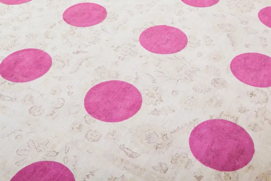 obrazek 2 Podwójny design na dywanie - DOUBLE LAYER PINK
