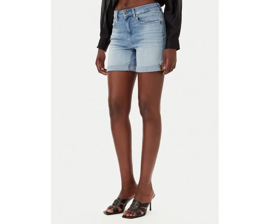 obrazek 1 Liu Jo Szorty jeansowe UA5076 DS615 Błękitny Regular Fit