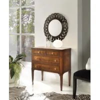 Picture A tasteful small chest of drawers made of myrtle and rosewood for the bedroom