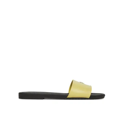 Zdjęcie Calvin Klein Jeans Klapki Flat Sandal Slide Mg YW0YW01697 Żółty