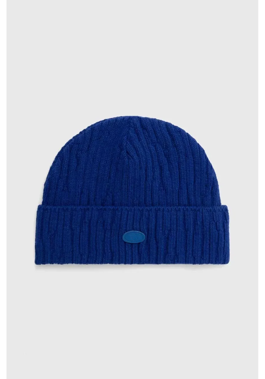 obrazek 1 Ader Error czapka wełniana Etik Logo Beanie kolor niebieski wełniana BMADFWHW0504