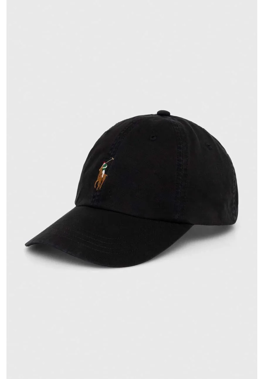 obrazek 1 Polo Ralph Lauren czapka z daszkiem kolor czarny gładka