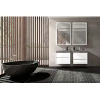 Picture Stylish bathroom furniture set with inverted drawers