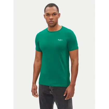 Zdjęcie Pepe Jeans T-Shirt Original Basic PM508212 Zielony Slim Fit