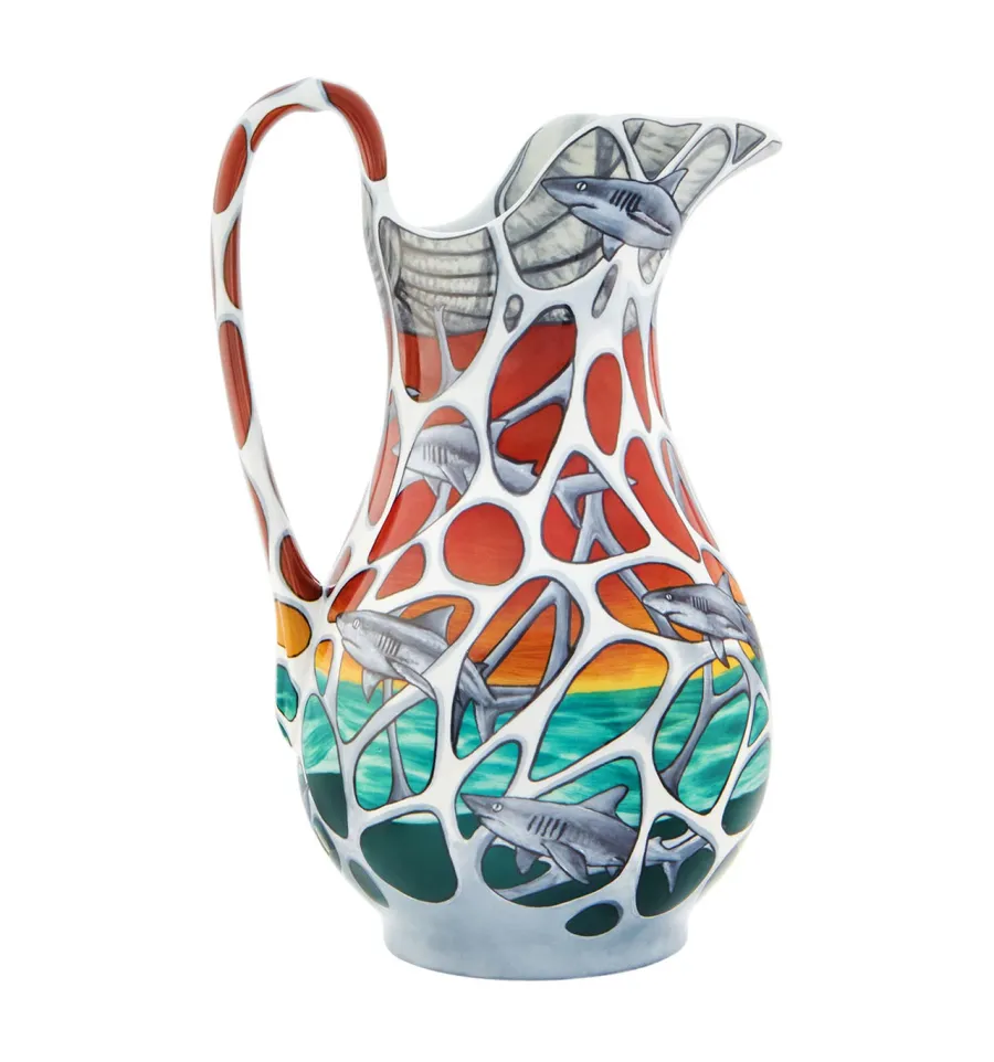 obrazek 1 Zjawiskowy dzbanek porcelanowy z Portugalii