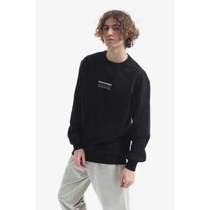 Zdjęcie Maharishi bluza bawełniana męska kolor czarny z nadrukiem 7011.BLACK-BLACK