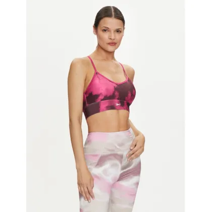 Zdjęcie Reebok Biustonosz sportowy ID Train Train AOP Bra Clamar 100035778 Różowy