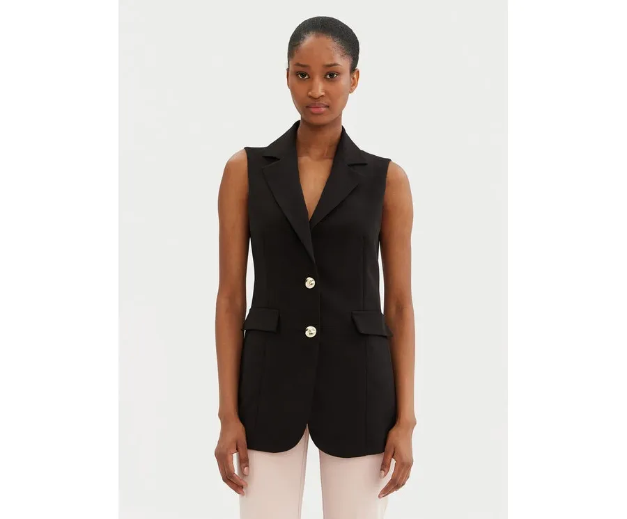 obrazek 1 Rinascimento Kamizelka CFC0122763003 Czarny Regular Fit