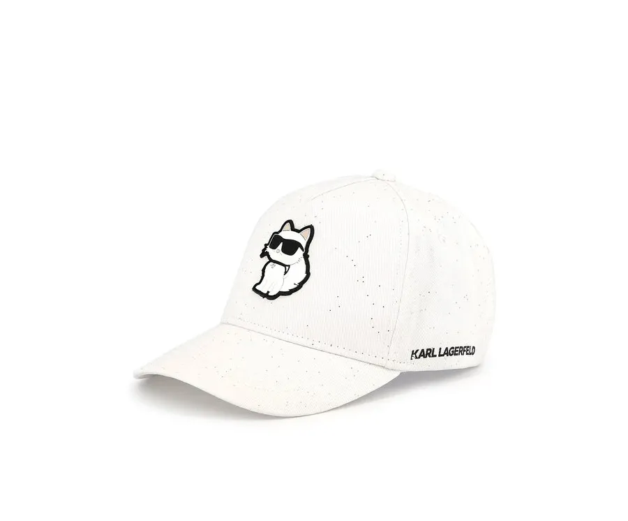 obrazek 1 KARL LAGERFELD Czapka z daszkiem Z30386 Biały