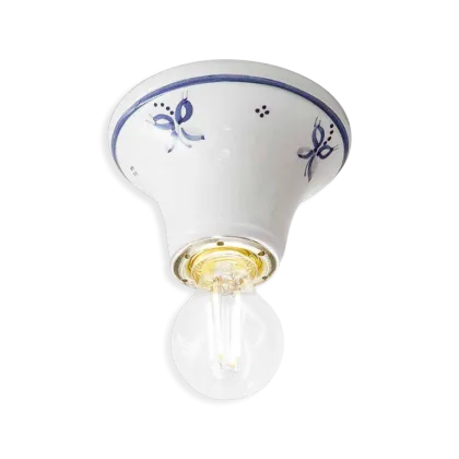 Zdjęcie Oryginalna włoska lampa sufitowa-plafoniera Trieste w stylu klasycznym