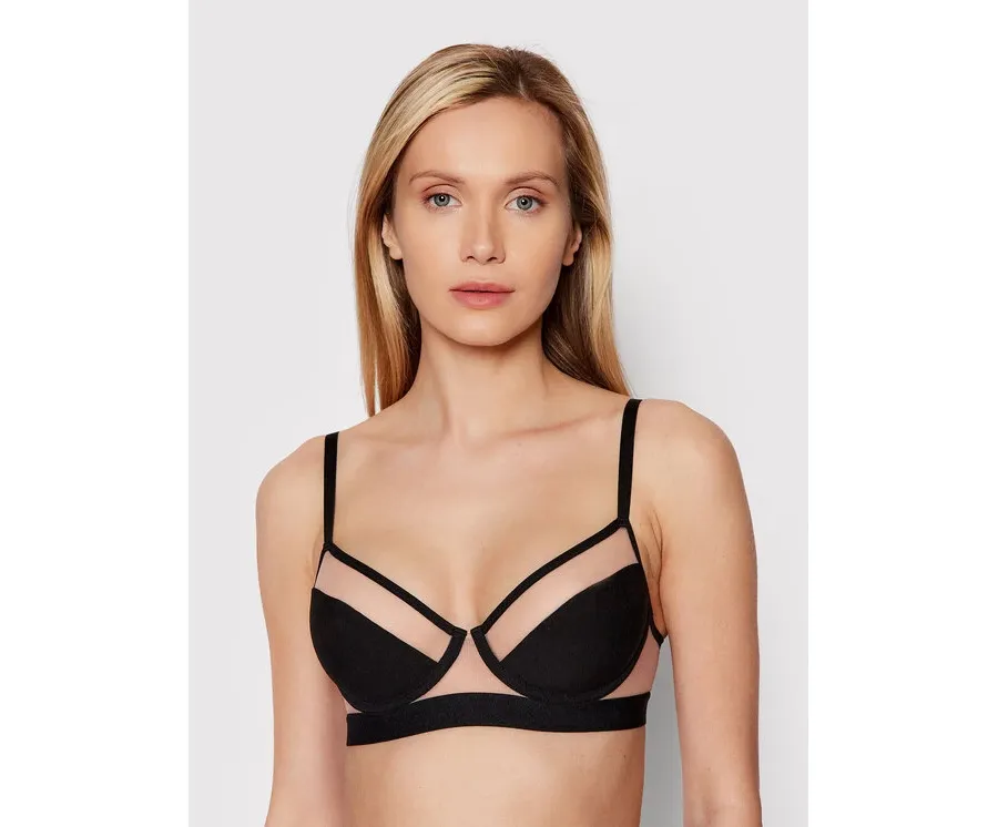 obrazek 1 Undress Code Biustonosz z fiszbiną Something Classy 385 Czarny