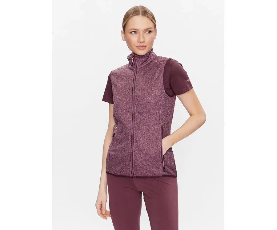 obrazek 1 CMP Bezrękawnik 30H5876 Bordowy Regular Fit