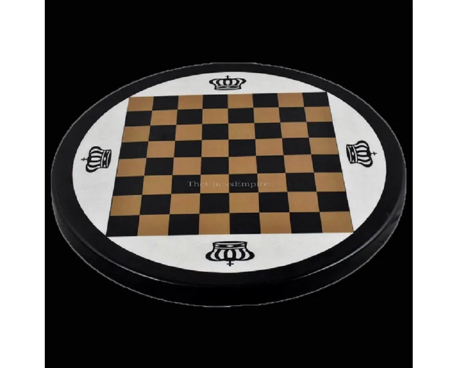 obrazek 15 Luksusowy stół szachowy z mosiężnymi figurami - The Chess Empire