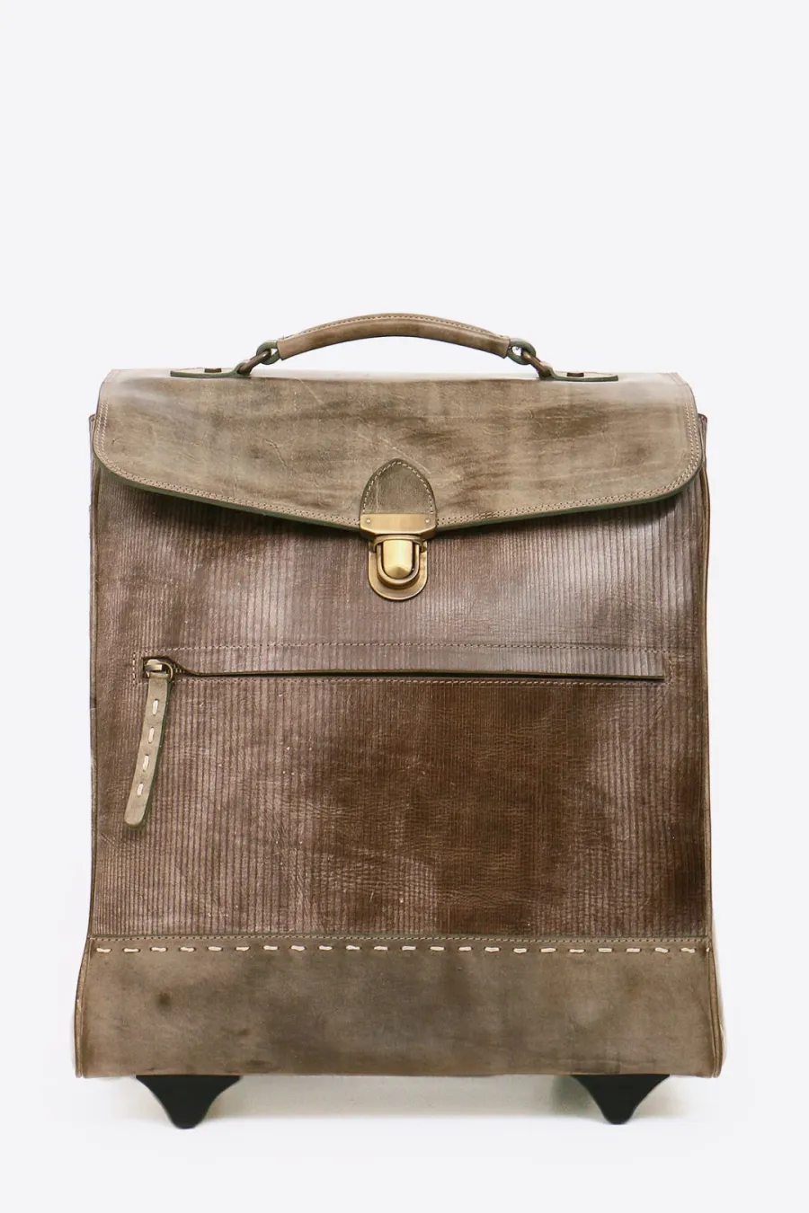 obrazek 2 Oryginalna skórzana torba na kółkach dla podróżujących - Terrida