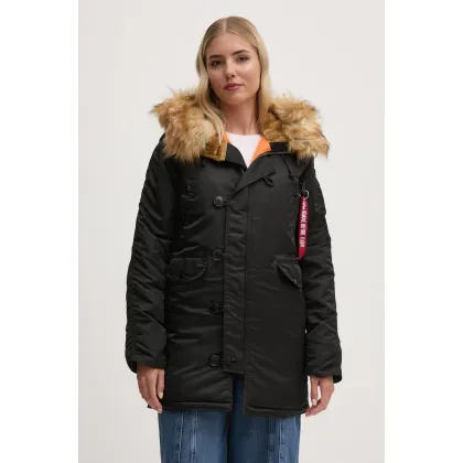 Zdjęcie Alpha Industries kurtka N-3B VF 59 Wmn damska kolor czarny zimowa 113007