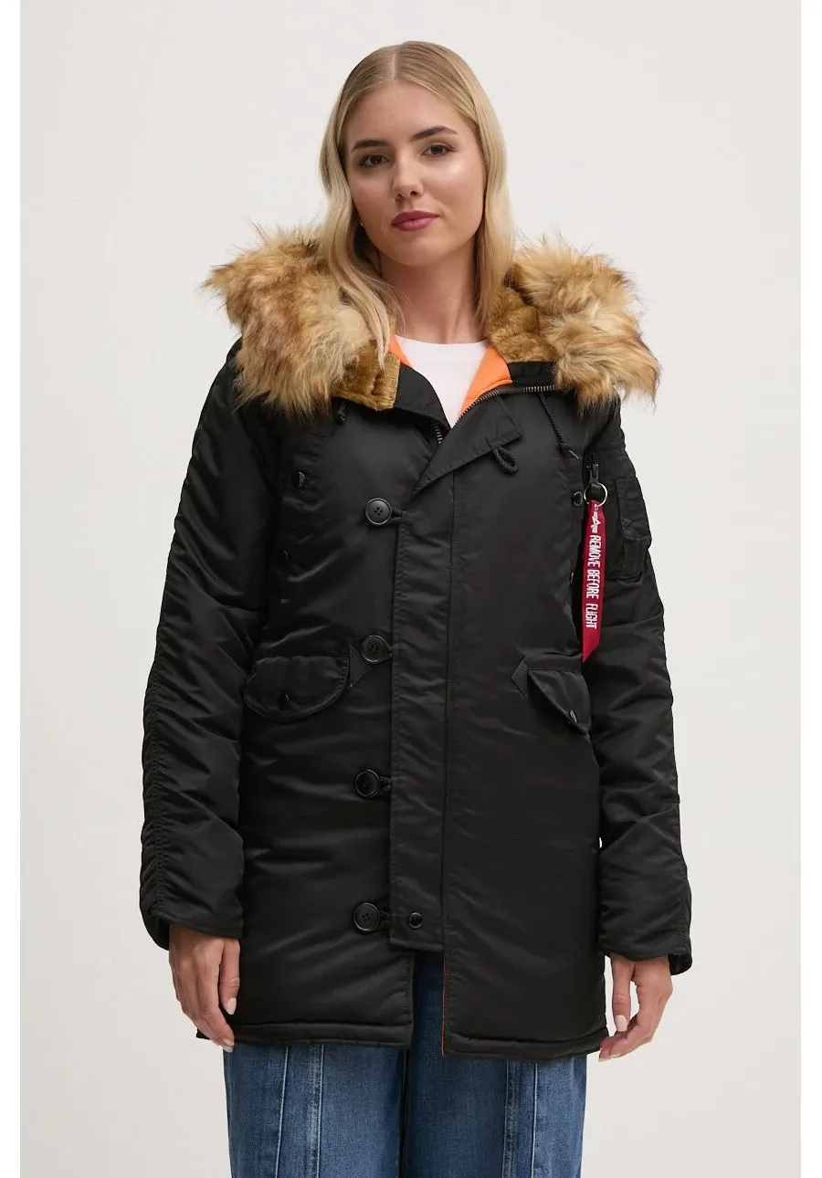 obrazek 1 Alpha Industries kurtka N-3B VF 59 Wmn damska kolor czarny zimowa 113007