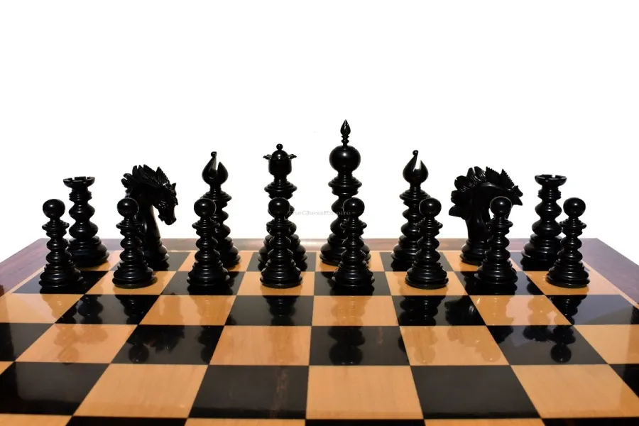 obrazek 5 Wyśmienity zestaw z matowym wykończeniem do gry w szachy - The Chess Empire