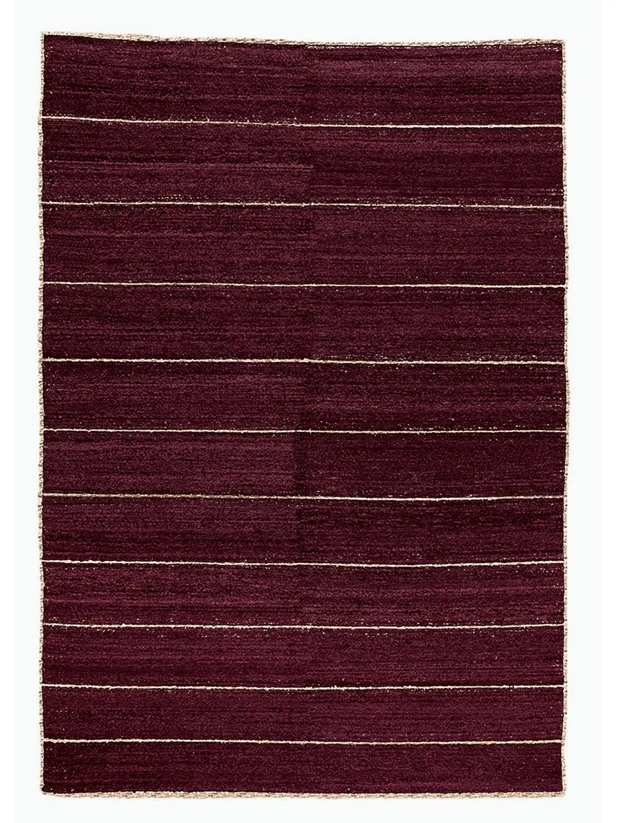 obrazek 1 Włoski bordowy dywan w stylu geometrycznym - Sartori Rugs