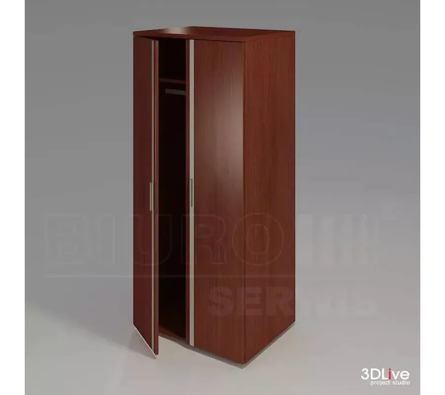 obrazek 1 Szafa Ubraniowa o wymiarach szer. 80cm gł. 39cm wys. 183cm. - Biuro Serwis