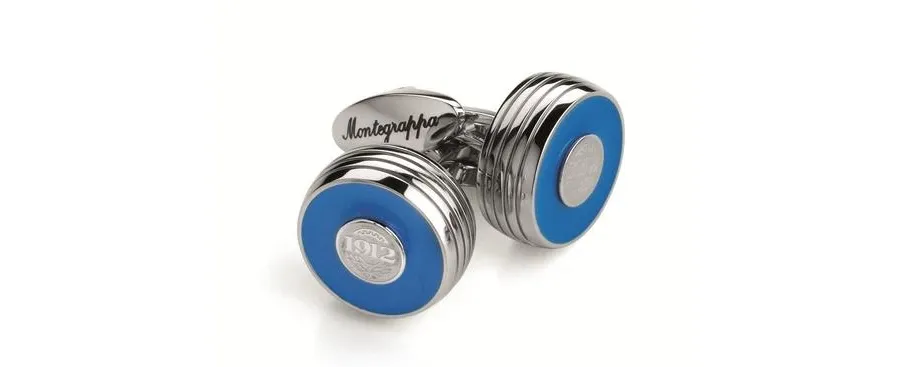 obrazek 2 Stalowe spinki do mankietów Montegrappa