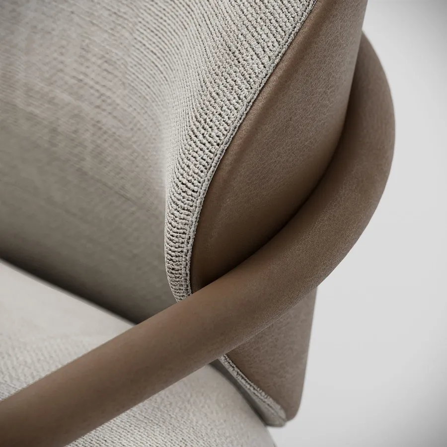 obrazek 14 Eleganckie włoskie krzesło w stylu modernistycznym - do jadalni