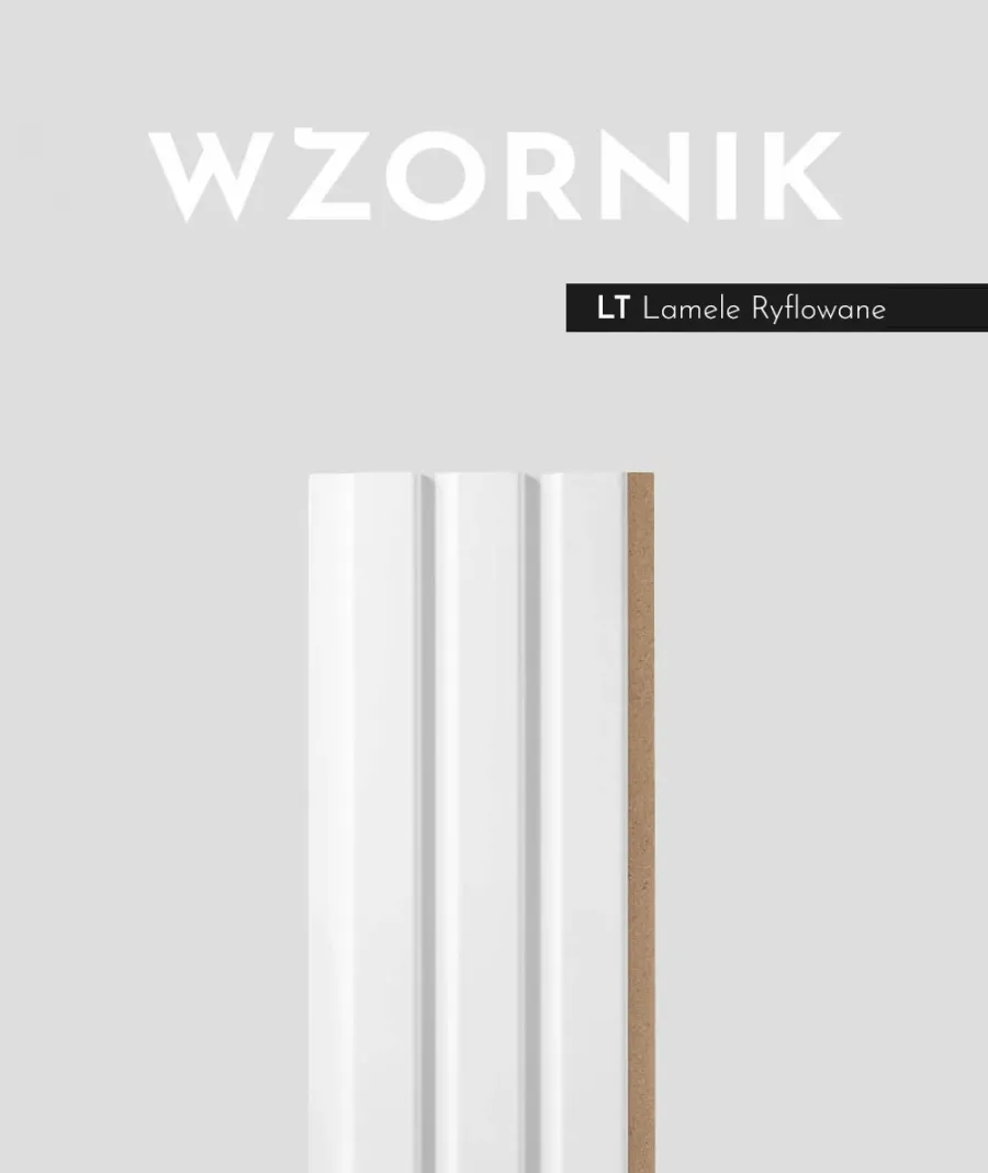 obrazek 1 Wzornik LT - lamel ryflowany (biały)
